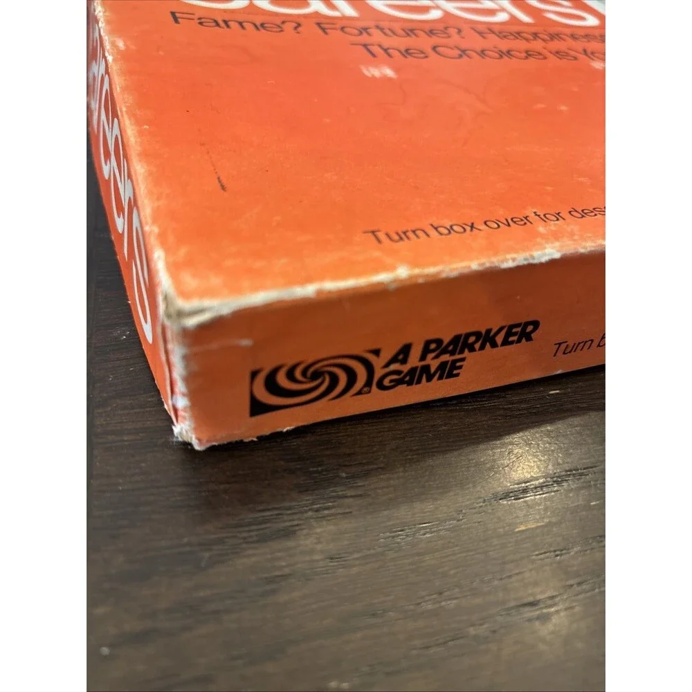 VINTAGE Careers Board Game Parker Brothers 1971 Educational